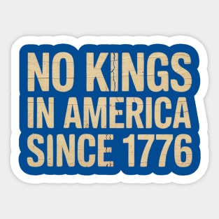 No-Kings-In-America Sticker